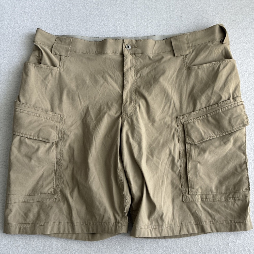Duluth Trading Mens Dry on the Fly Cargo Shorts Size 46 Inseam 11" Workwear